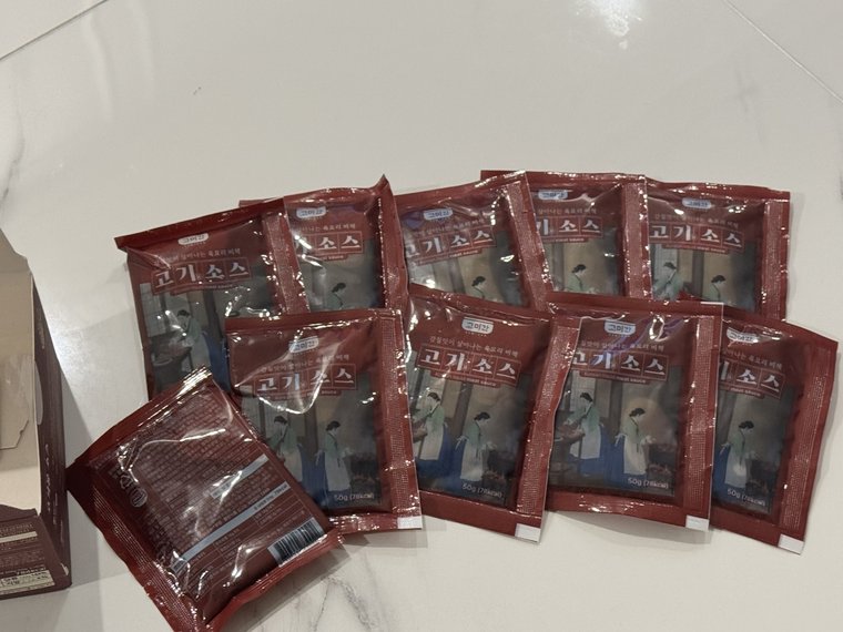 고미간 고기용 소스 50g 파우치 — 소불고기·찜닭 1회분 양념